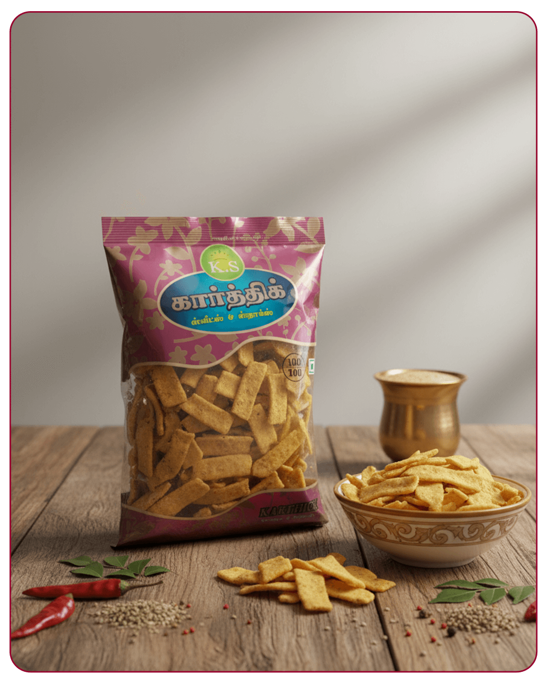 Kaara Seeval - Spicy Crispy South Indian Snack